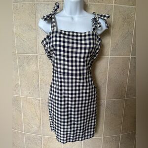Express Ladies checker dress size Small
